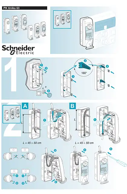 schneider施耐德PK Unika 63-说明表
